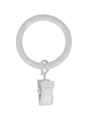 Anneaux pince diam 42 mm Finition Blanc Brillant par 6 - MOBOIS