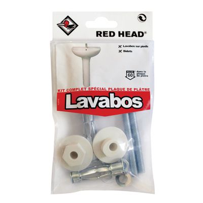 Chevilles Klix kit lavabo RED HEAD