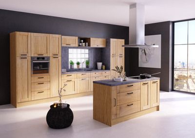 Façades tiroir pour meuble de cuisine Lounge chêne verni 70 x 60 cm par 3 OFITRES