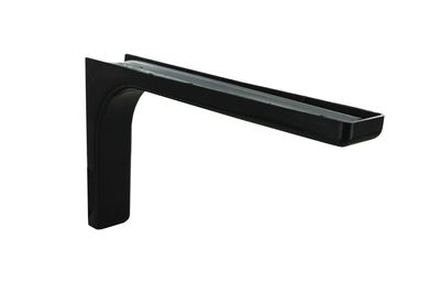 Équerre d'étagère 114x180 mm noire CIME