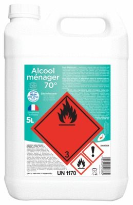 Alcool ménager 70° 5 litres ONYX