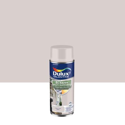 Peinture aérosol Ecran+ Multi-supports Dulux Valentine Satin Argile Claire 0,4 L