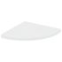 Tablette d'angle XS2 blanche 300 x 300 x 18 mm DURALINE