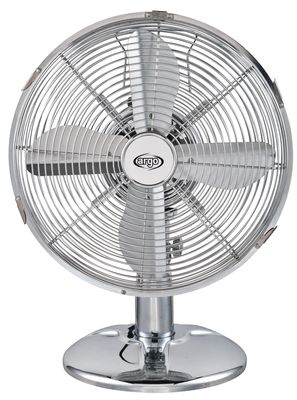 Ventilateur de table diamètre 30 cm 45 W chromé ARGO