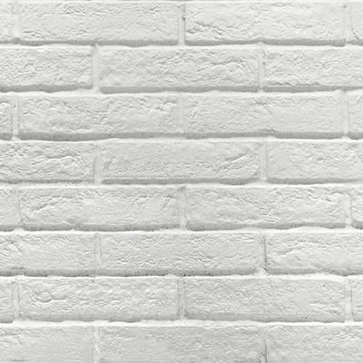 Faïence briquette Brick blanc 6 x 25 cm paquet 0,58 m²