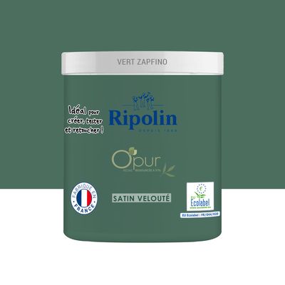 RIPOLIN OPUR Testeur Satin VERT ZAPFINO 75ML