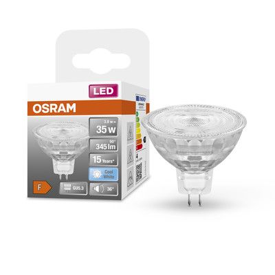 Ampoule LED Spot GU5.3 3,8W=345 lumens blanc neutre OSRAM