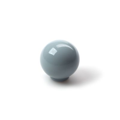 Bouton de meuble boule gris diamètre 29 mm REI