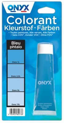 Colorant universel pour peinture bleu phtalo 60 ml ONYX