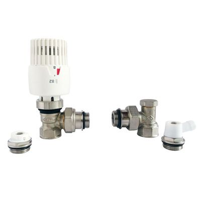 Kit de robinetterie de radiateur avec tête thermostatique à dilatation de liquide VT 0,56 SOMATHERM