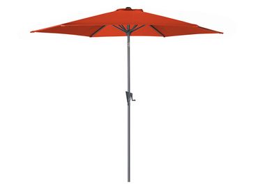 Parasol droit à manivelle diamètre 3 m Tilt Paprika ALIZE