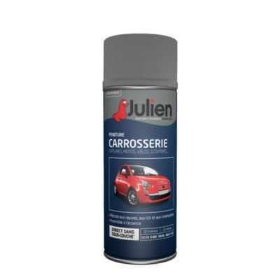 Peinture en Aérosol carrosserie gris thallio RAL37102 400 ml - JULIEN