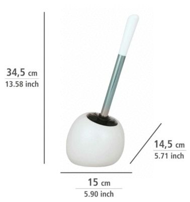 Brosse WC Polaris blanche