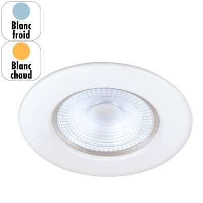 Spot blanc EF5 IP65 blanc chaud et blanc froid  BBC 460 lumens ARIC