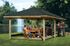 Tonnelle Carport -  651 - 678 x 380 cm Livraison gratuite domicile WEKA