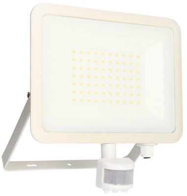 Projecteur LED extérieur détecteur de mouvements 50W blanc neutre IP44 5000 lumens blanc - KREON ARLUX