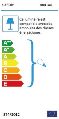 Baladeuse en métal pour chantier max 60 W HO5RNF