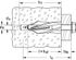 Chevilles pour béton cellulaire GB8 par 25 FISCHER