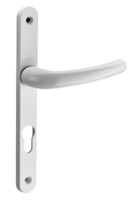 Poignée de porte Safir laqué blanc - entraxe 195-92 mm THIRARD