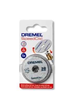 Disques EZ SpeedClic diamètre 38 mm épaisseur 1,2 mm pour métaux par 5 DREMEL