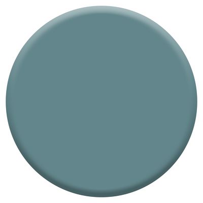 Peinture Crème de couleur Bleu Canard satin 0,5 l - DULUX VALENTINE