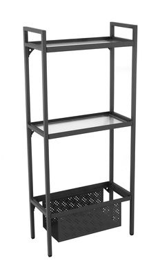 Etagère de balcon modèle 2 en acier graphite ALIZE