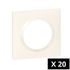 20 plaques 1 poste blanc Dooxie LEGRAND