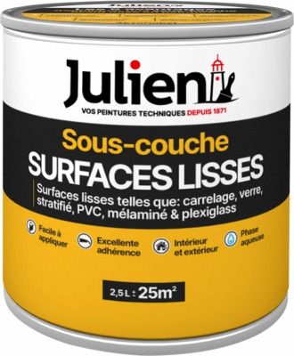 Sous-couche SURFACES LISSES 2,5 l - JULIEN