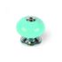 Bouton de meuble boule bleu porcelaine diamètre 40 mm REI