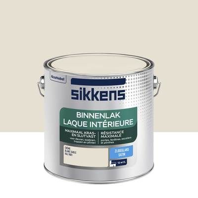 Peinture intérieure blanc sable satin 2,5 l SIKKENS