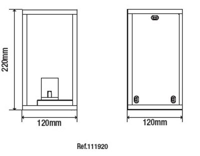 Applique d'éclairage extérieur LED 7W 800 lumens Solweig