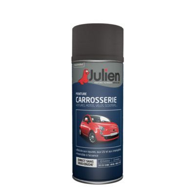 Peinture en Aérosol Julien carrosserie gris thorium métal 400ml