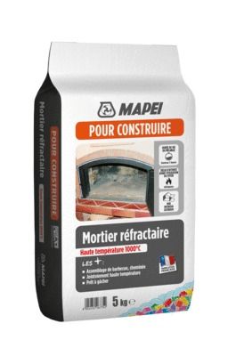 Mortier réfractaire noir 5 kg MAPEI