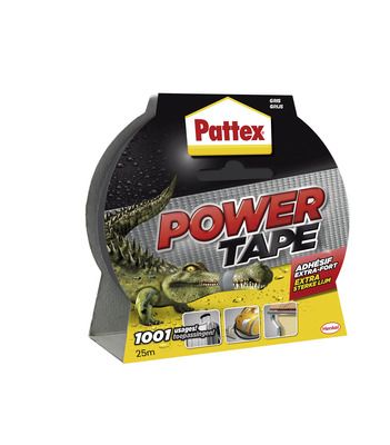 Adhésif Power Tape gris 25m x 50 mm PATTEX