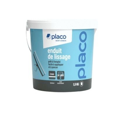 Enduit de lissage prêt à l'emploi - 1,5 kg - Placo®