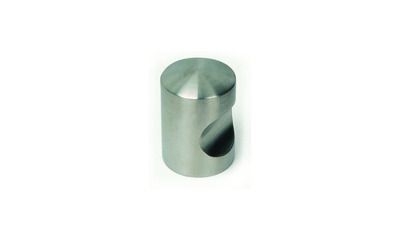 Bouton de meuble cylindrique inox 28 mm diamètre 20 mm REI