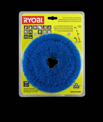 Brosse de nettoyage surfaces fragiles RAKSCRUBS RYOBI