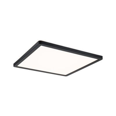 Plafonnier LED carré noir 293mm 3000K 16W ATRIA SHINE PAULMANN