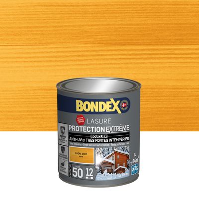 Lasure protection extrême 12 ans chêne doré 1 l BONDEX