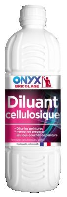 Diluant pour peinture cellulosique 1 litre ONYX