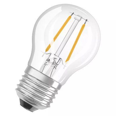 Ampoule LED E27 Retrofit sphérique 4 W = 470 lumens blanc chaud ST OSRAM