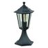 Borne extérieure VALENCE aluminium noir E 27 60 W IP 44 - COREP