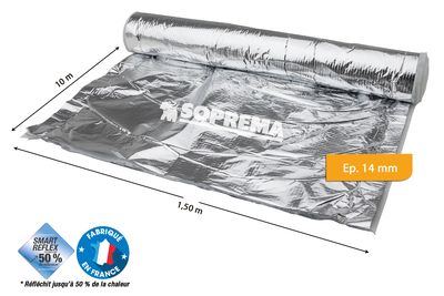 Isolant mince Thermo réflecteur ECO CONFORT 14 10 x 1.5 m SOPREMA®