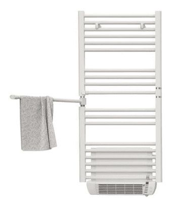 Radiateur sèche-serviette soufflant à inertie fluide Pivot DELONGHI