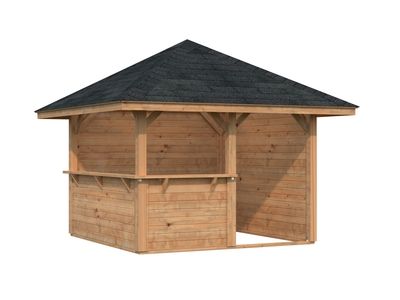 Abri de jardin Bianca SET 3 Marron 8,3 m2 Traité marron PALMAKO Livraison incluse domicile