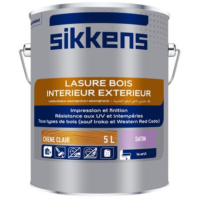 Lasure 12 ans chêne clair 5L - SIKKENS