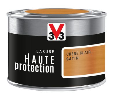 Lasure bois Haute Protection chêne clair 125 ml V33