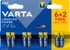 Piles alcalines LR03 AAA par 8 dont 2 gratuites - VARTA