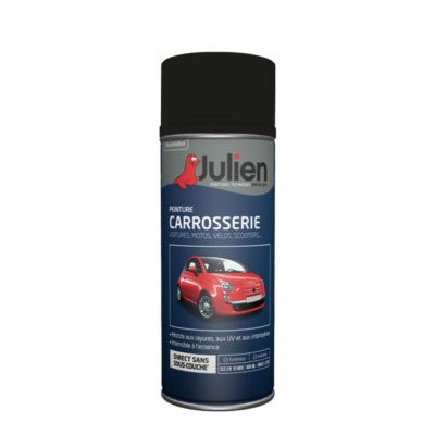 Peinture en Aérosol carrosserie noir nacré 400 ml - JULIEN