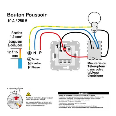 Double bouton poussoir anthracite  - Unica SCHNEIDER ELECTRIC